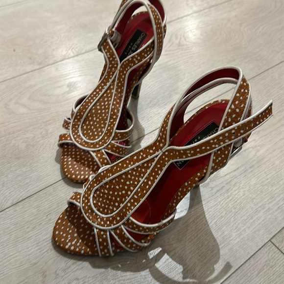 Charles Jourdan Paris Slingback Peep Toe Pumps Heels Stiletto Size 7M - Picture 7 of 8